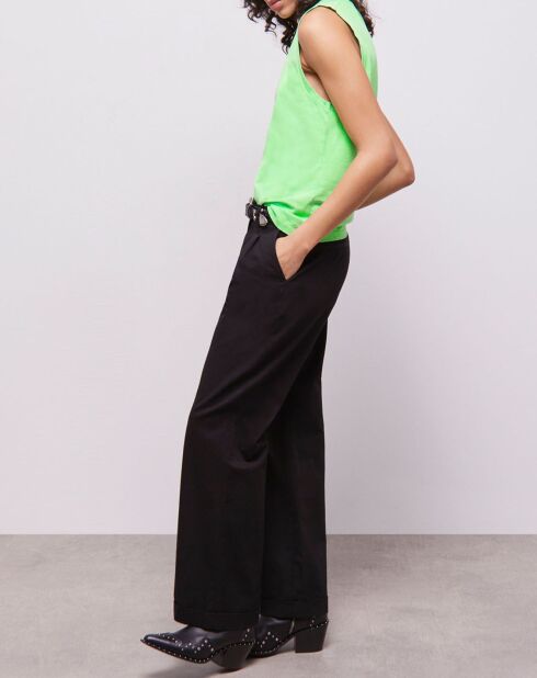 T-Shirt avec logo vert