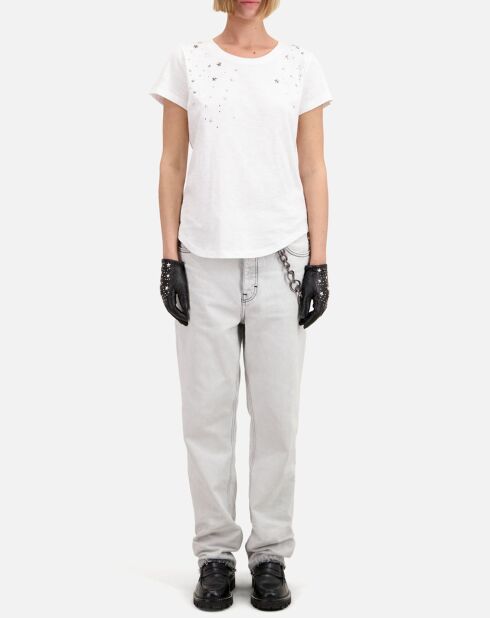 T-Shirt logo The Kooples blanc