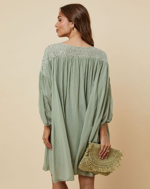 Robe Romy vert kaki