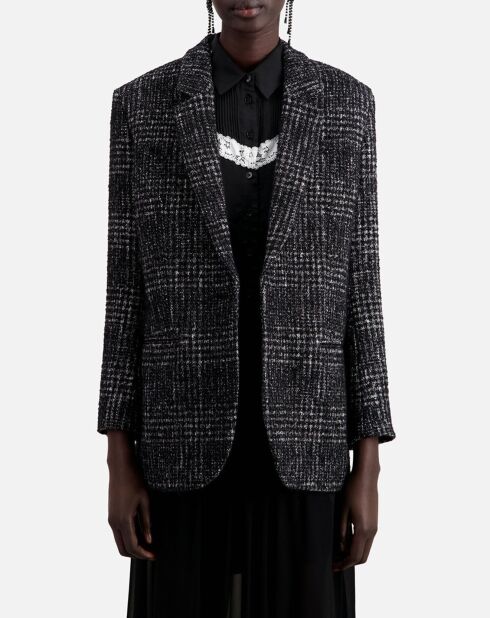 Blazer en Tweed noir
