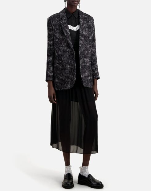 Blazer en Tweed noir