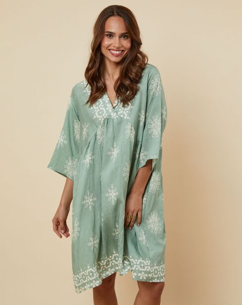 Robe Edmee vert kaki