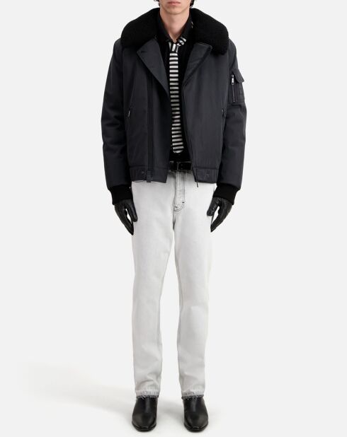 Blouson aviateur noir
