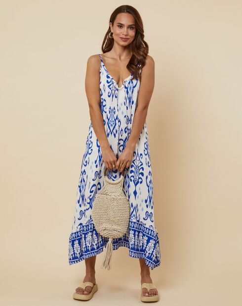 Robe Ernestina bleu royal