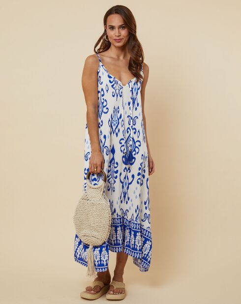 Robe Ernestina bleu royal