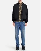 Blouson avec broderie Wild Tiger noir