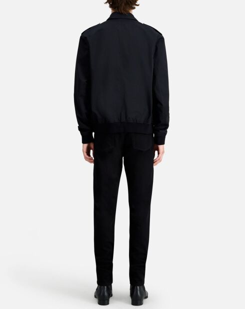 Blouson en coton noir