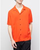Chemise décontractée orange