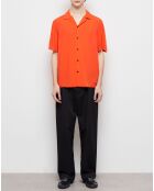 Chemise décontractée orange