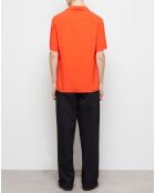 Chemise décontractée orange