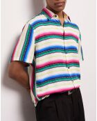 Chemise imprimée multicolore