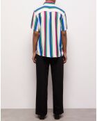 Chemise imprimée multicolore