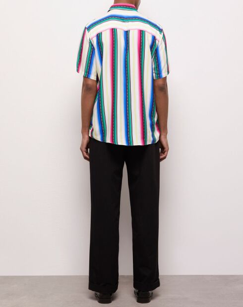 Chemise imprimée multicolore