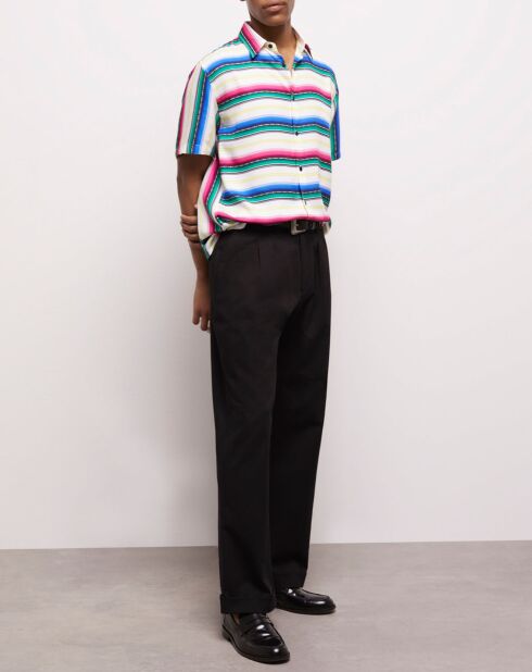 Chemise imprimée multicolore