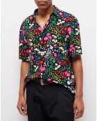 Chemise imprimée multicolore