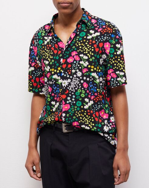 Chemise imprimée multicolore