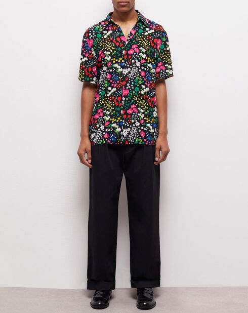 Chemise imprimée multicolore