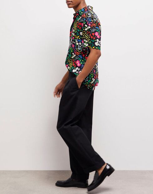 Chemise imprimée multicolore