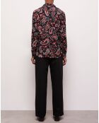 Chemise imprimée noire