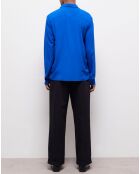 Chemise boutonnée bleue