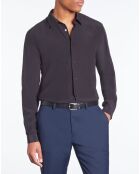 Chemise 100% Soie noire