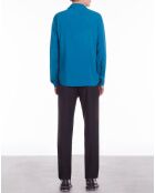 Chemise fluide bleue