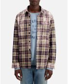Chemise à carreaux multicolore