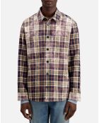 Chemise à carreaux multicolore