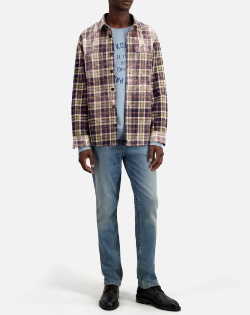 Chemise à carreaux multicolore