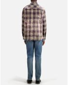 Chemise à carreaux multicolore