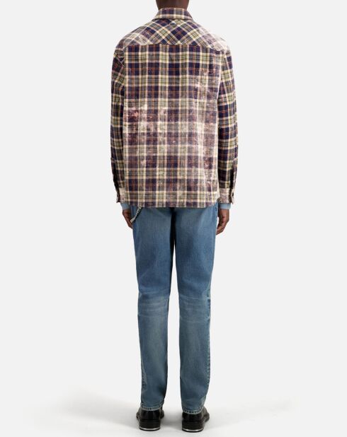 Chemise à carreaux multicolore