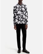 Chemise imprimée noire