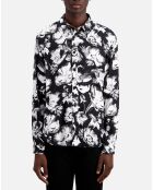 Chemise imprimée noire