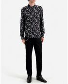 Chemise imprimée noire