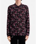 Chemise imprimée noire