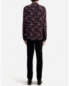 Chemise imprimée noire