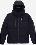 Doudoune en flanelle bleu marine