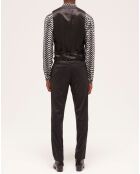 Gilet de costume en Laine noire