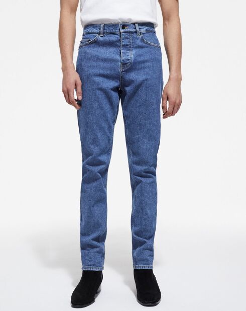 Jean Slim délavé bleu denim
