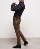Jean slim à rayures noir/doré
