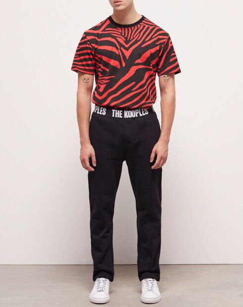 Pantalon logo The Kooples noir