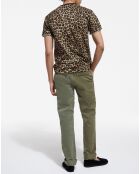 Pantalon Cargo Mix olive night