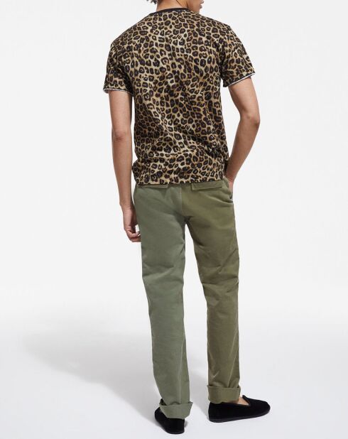 Pantalon Cargo Mix olive night