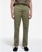 Pantalon Cargo Mix olive night