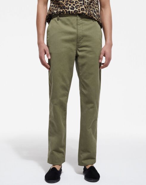 Pantalon Cargo Mix olive night