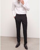 Pantalon de costume 100% Laine noir