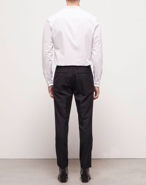 Pantalon de costume 100% Laine noir