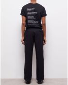 Pantalon large noir