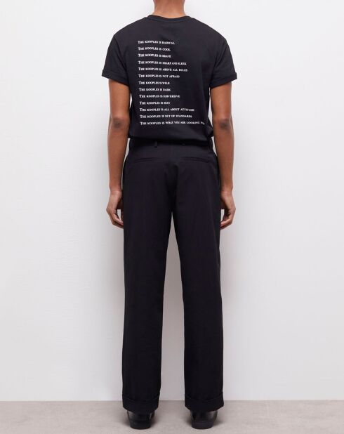Pantalon large noir