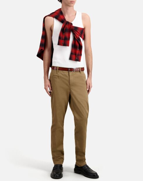 Pantalon chino beige